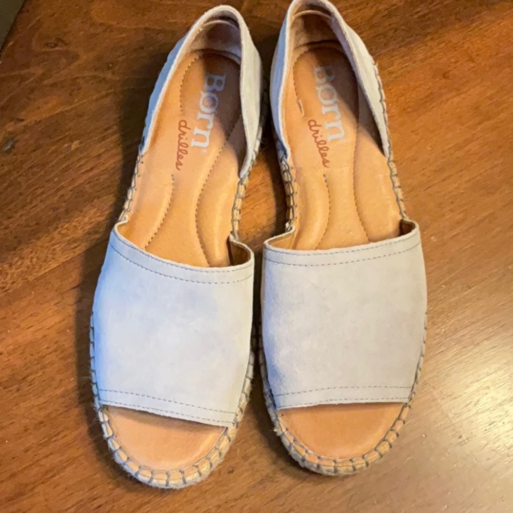 Born Drilles Suede Espadrille Shoes
